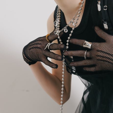 Ball chain necklace 6mm 70cm silver 304L