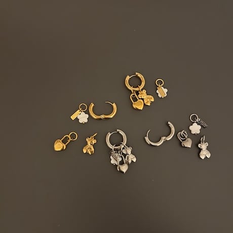 Angels hoop pierce silver 304L