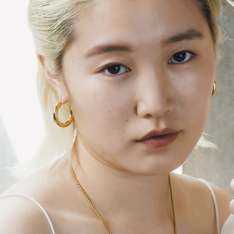Simple hoop pierce gold 316L