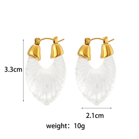 Shell shaped pierce clear 316L
