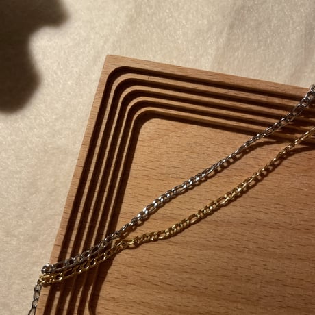 Putit medallion necklace gold 304L