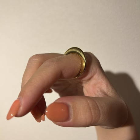 Industrial thin round ring gold 316L