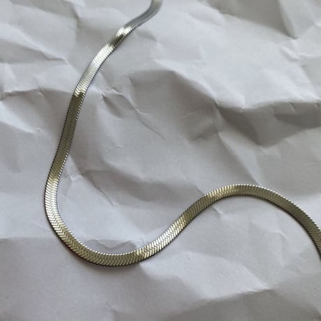 Unisex snake chain 3mm necklace silver 316L
