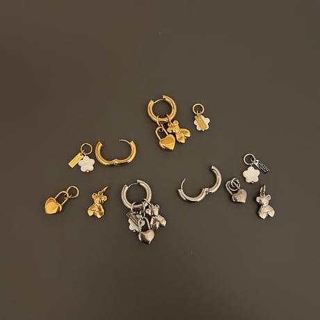 Angels hoop pierce gold 304L