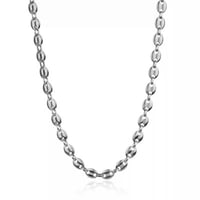 Beans necklace silver 304L