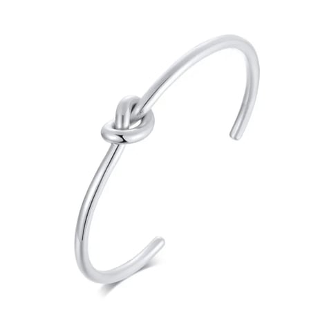 Knot bracelet silver 316L
