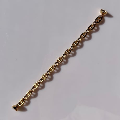 Block chain ball bracelet gold 304L