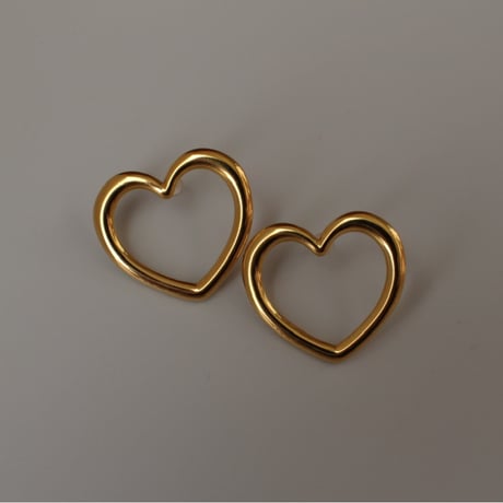 Big love heart gold 304L
