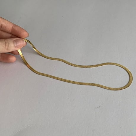 Snake chain 3mm necklace gold 316L
