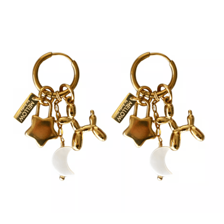 Stella hoop pierce gold 304L