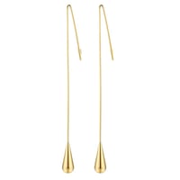 Long drop pierce gold 316L