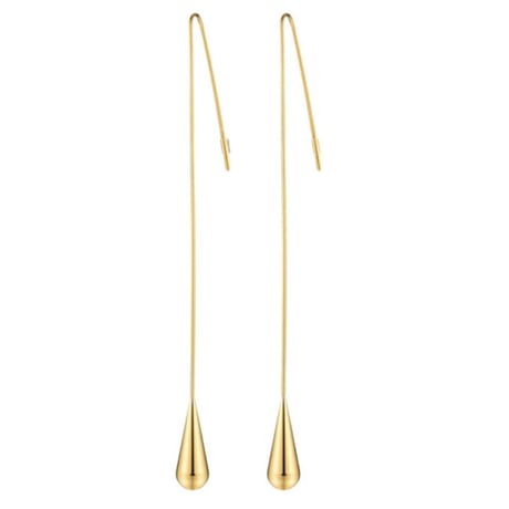 Long drop pierce gold 316L