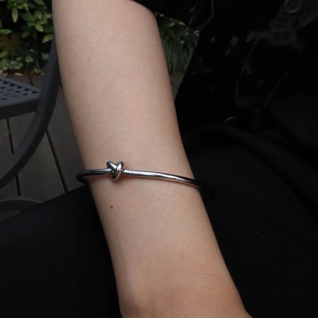 Knot bracelet silver 316L