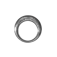 Industrial thin round ring silver 316L