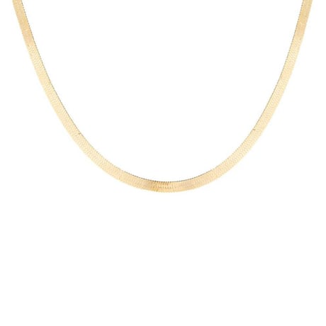 Snake chain 3mm necklace gold 316L