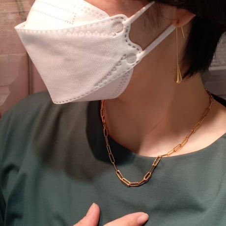 Short drop pierce gold 316L