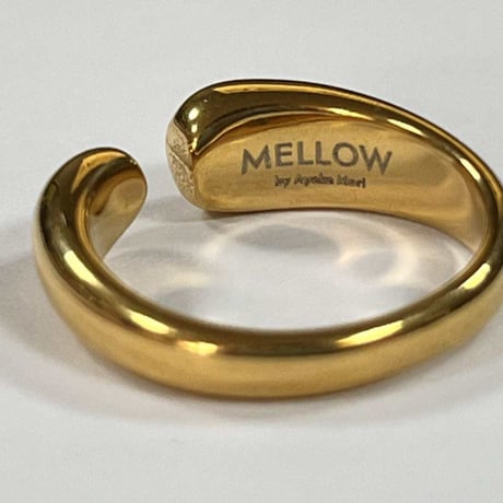 Plump open ring gold 316L