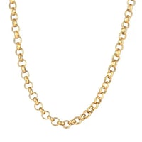 Round chain necklace gold 304L