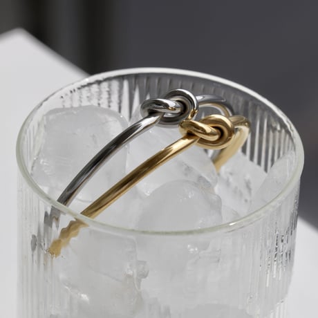 Knot bracelet gold 316L
