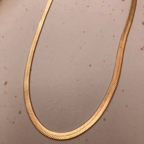 Snake chain 3mm necklace gold 316L