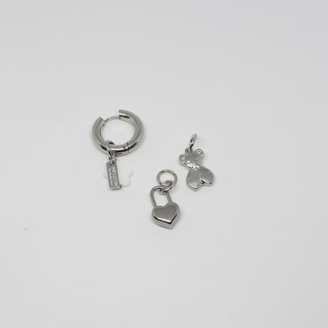 Angels hoop pierce silver 304L