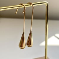 Short drop pierce gold 316L