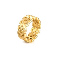 Watch strap ring gold 316L