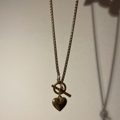 Heart choker gold 304L