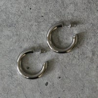 Simple hoop pierce silver 316L