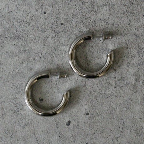 Simple hoop pierce silver 316L