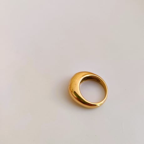 Plump ring gold 316L
