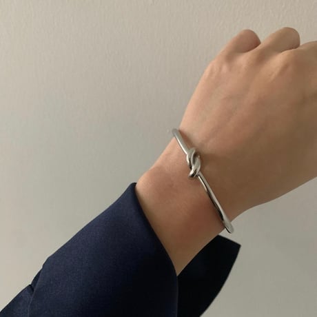 Knot bracelet silver 316L