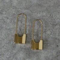 Lock key pierce gold  316L