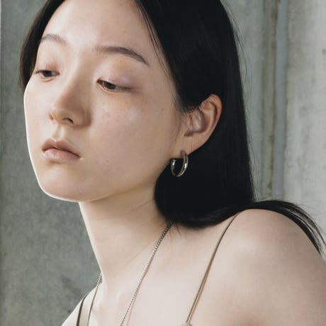 Simple hoop pierce silver 316L