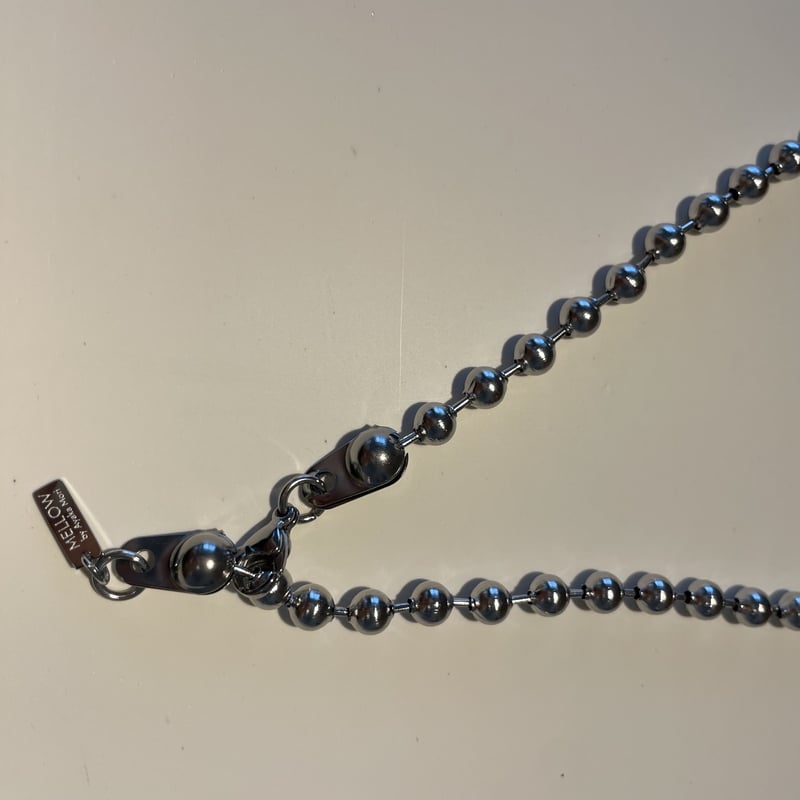 Ball chain necklace 6mm 60cm silver 304L | MELL