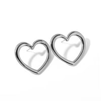 Big love heart silver 316L