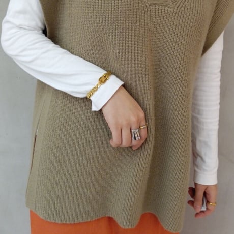 Cube thick ring silver 316L