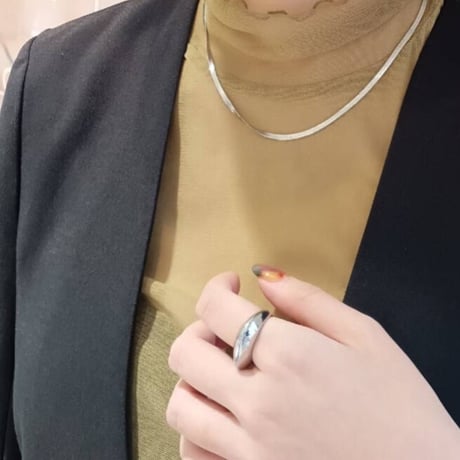 Unisex snake chain 3mm necklace silver 316L