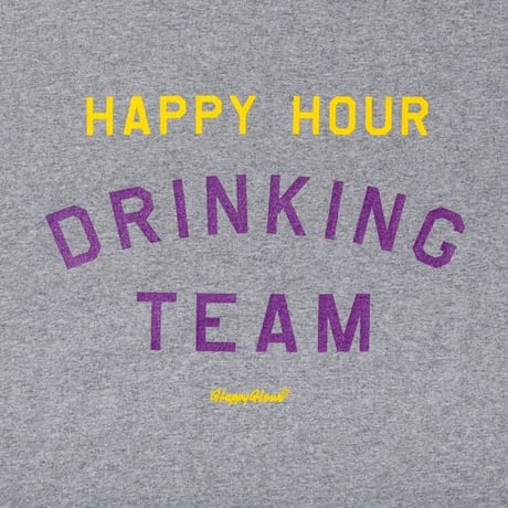 HAPPY HOUR DRINKING TEAM LS SHIRT by Tacomafuji Records