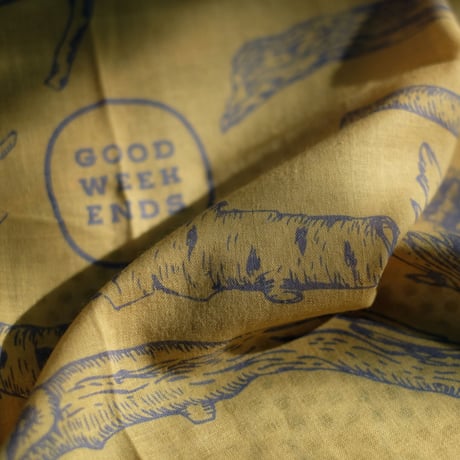 GOOD WEEKENDS SCARF ver.2.0 by GOOD WEEKENDS