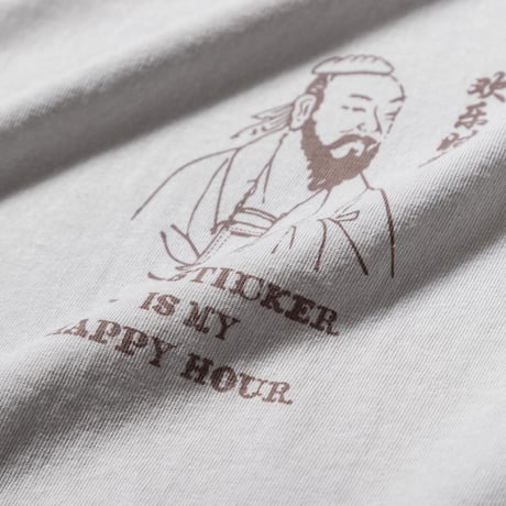 HAPPY HOUR meets POT STICKER STUDY CLUB Tee (Icegray) by Tacomafuji Records