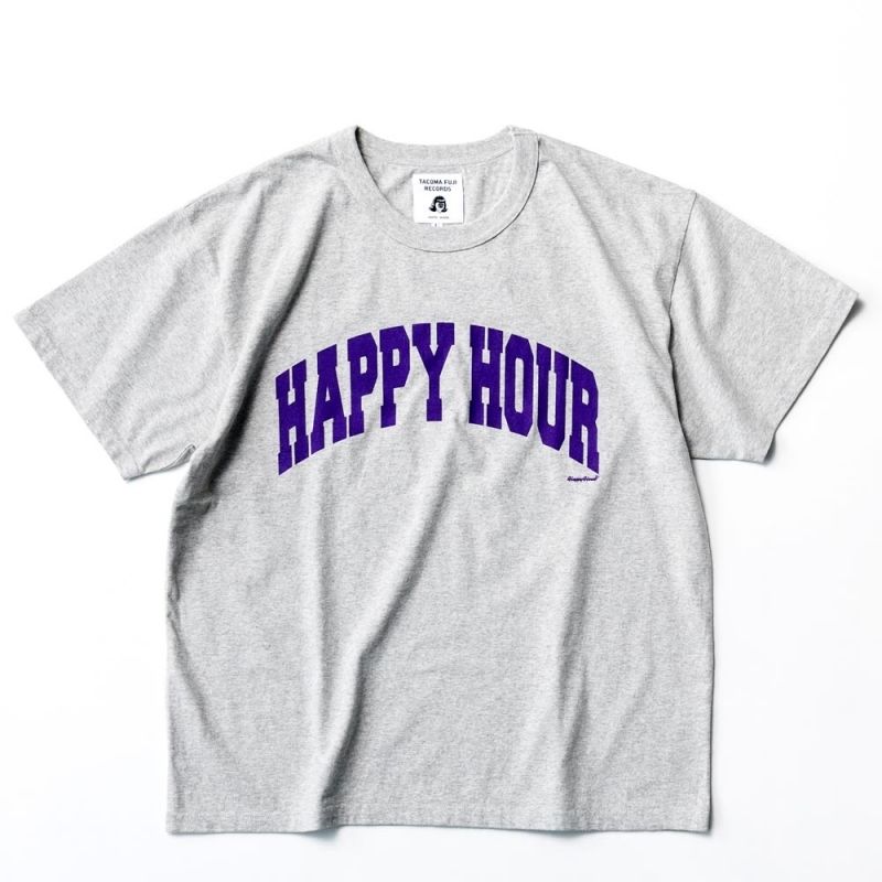 HAPPY HOUR COLLEGE LOGO T SHIRT by Tacomafuji R