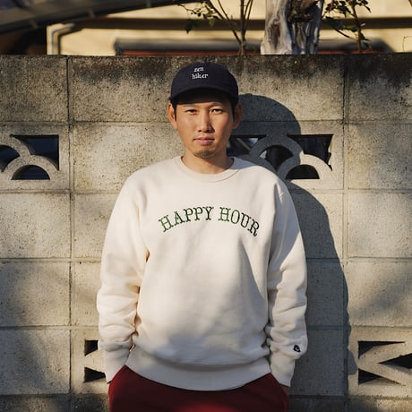 HAPPY HOUR SWEATSHIRT by Tacomafuji Records