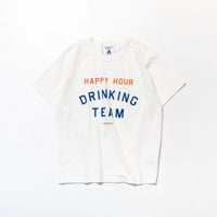 HAPPY HOUR DRINKING TEAM White by Tacomafuji Records