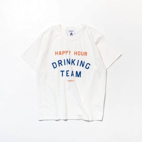 HAPPY HOUR DRINKING TEAM White by Tacomafuji Records