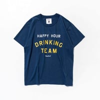 HAPPY HOUR DRINKING TEAM Navy by Tacomafuji Records