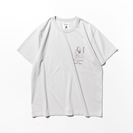 HAPPY HOUR meets POT STICKER STUDY CLUB Tee (Icegray) by Tacomafuji Records