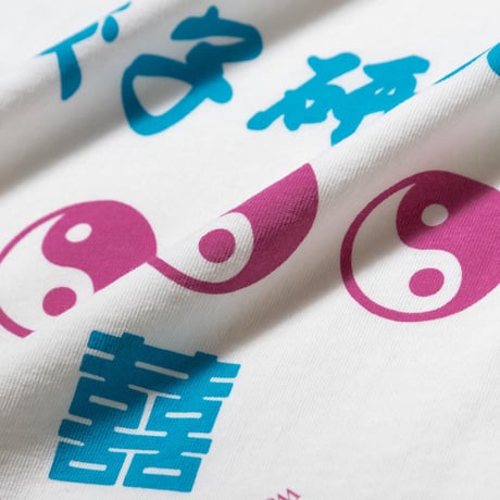HAPPY HOUR meets POT STICKER STUDY CLUB Tee (White) by Tacomafuji Records