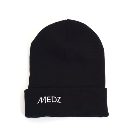 MEDZ LOGO KNIT CAP /MATIC BLACK