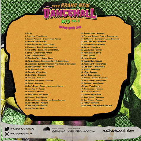 STR8 BRAND NEW DANCEHALL MIX vol.2 | MEDZ SHOP
